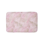 Chic Pastel Pink Agate Marble Muster Badematte (Vorderseite)