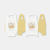 Chic Pastel Wildblume Pumpkin Wasserfarbenhochzeit Geschenkschachtel (Ungefaltet)