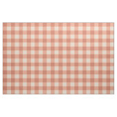 chic peach and white darker gingham pattern stoff (Fat Quarter (45,7 x 55,9 cm))