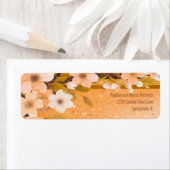 Chic Peach Floral Champagne Brautparty Party (Insitu)