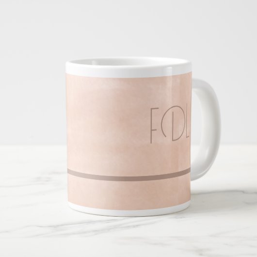 Chic Peach Fuzz Tasse (Vorderseite Rechts)