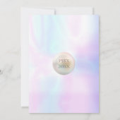 Chic Pearl 30 Jahre Einladung (Rückseite)