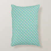 Chic Pearl & Aquamarin Accent Pillow Dekokissen (Vorderseite(Vertikal))