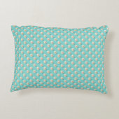 Chic Pearl & Aquamarin Accent Pillow Dekokissen (Rückseite)