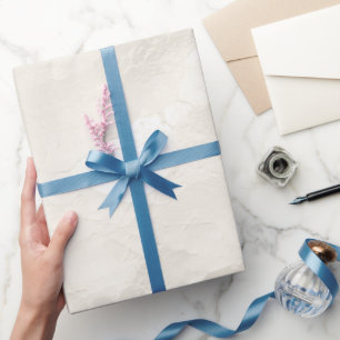 Chic Pearl Ivory White Wedding Geschenkpapier