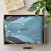 Chic Penguin Icy Blue Seidenpapier (Geschenk)