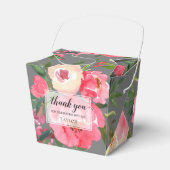 Chic Peonies Blume auf Grau Geschenkschachtel (Vorderseite)