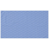 Chic Periwinkle Blue Floral Diamond Muster Tischdecke (Vorderseite (Horizontal))