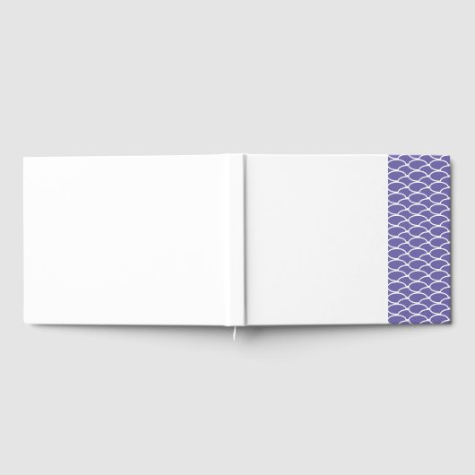 Chic Periwinkle Right Offset gezogene Waves auf We Gästebuch (Voll)