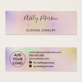 Chic perl holografische coole Ohrringe (Vorne & Hinten)