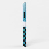 Chic Personalisiert Blue Sparkle Glitzer Name Case-Mate iPhone Hülle (Hinten/Rechts)