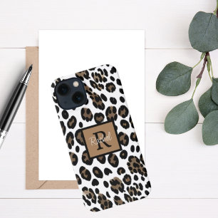 Chic Personalisiert Cheetah Print iPhone 13 Hülle