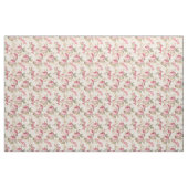 Chic Personalisiert Coral Rose Print mit Name Stoff (Fat Quarter (45,7 x 55,9 cm))