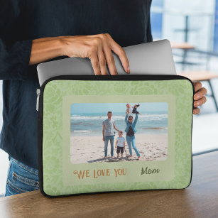 Chic Personalisiert Foto Text Mothers' Day Gift Laptopschutzhülle