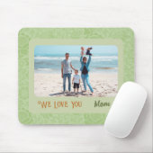 Chic Personalisiert Foto Text Mothers' Day Gift Mousepad (Mit Mouse)