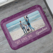 Chic Personalisiert Foto Text Oma Geschenk Rot