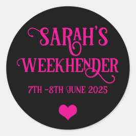 Chic Personalisiert Hen Do Stickers | Bride Squad