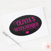 Chic Personalisiert Hen Do Stickers | Bride Squad (Umschlag)