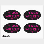 Chic Personalisiert Hen Do Stickers | Bride Squad (Blatt)