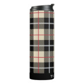 Chic Personalisiert Thompson Camel Kariertes Muste Thermosbecher (Nach links gedreht)