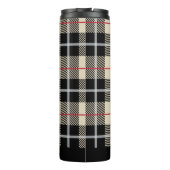 Chic Personalisiert Thompson Camel Kariertes Muste Thermosbecher (Rückseite)