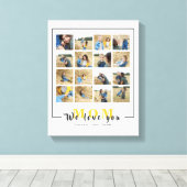 Chic Personalisiert We Liebe Sie Mama Fotos Collag Leinwanddruck (Insitu (Holzboden))