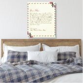 Chic Personalisierte Liebe Letter Handgeschriebene Leinwanddruck (Insitu (Schlafzimmer))