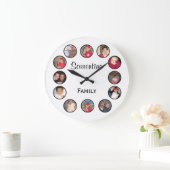 Chic-personalisiertes Foto-runde Wand-Uhr Große Wanduhr (Zuhause)