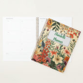 Chic personalized Flower  Productivity & Goal  Planer (Anzeige)