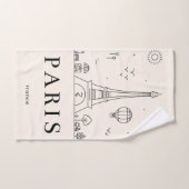 Chic Personalized Towel Set for Bathroom & Spa (Handtuch)