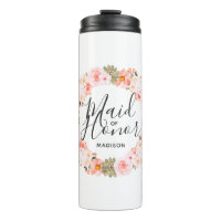 Chic Pfirsich Minze Moderne Florale Kranz Brautjun