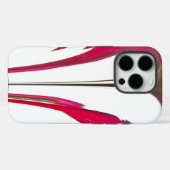 Chic phantastische Rote Rose unter dem weißen Himm Case-Mate iPhone Hülle (Rückseite (Horizontal))