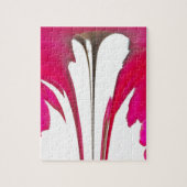 Chic phantastische Rote Rose unter dem weißen Himm Puzzle (Vertikal)