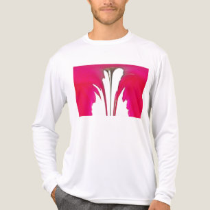 Chic phantastische Rote Rose unter dem weißen Himm Tri-Blend Shirt