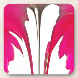 Chic phantastische Rote Rose unter dem weißen Himm Untersetzer