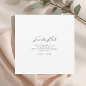 Chic Photo Chic Flat Wedding Save The Date Card
