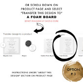 Chic Pick a Seat, Unplugged Zeremony Wedding Sign Poster