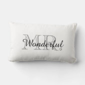 CHIC PILLOW_ " HERR WONDERFUL " LENDENKISSEN (Rückseite)