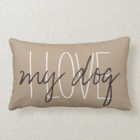 CHIC PILLOW_ " ICH LIEBE… mein Hund "
