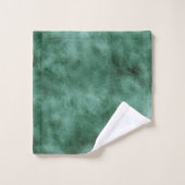 Chic Pine Aquamarin Green Badhandtuch Set (Waschlappen)
