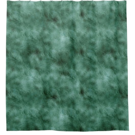 Chic Pine Aquamarin Green Duschvorhang (Vorderseite)