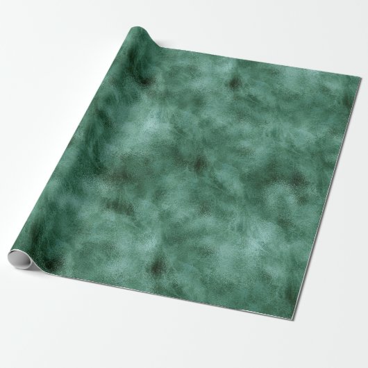 Chic Pine Aquamarin Green Geschenkpapier (Ungerollt)