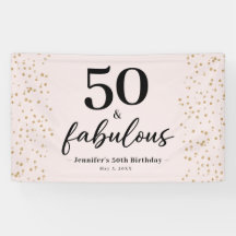 Chic Pink 50 und fabulous 50. Geburtstag