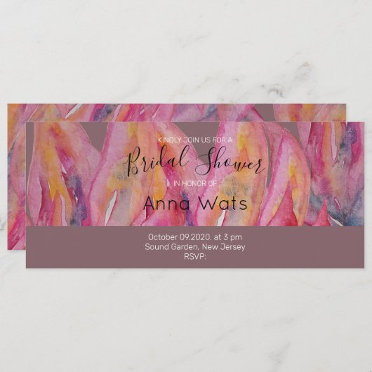 Chic Pink Abstrakt Art (Vorne/Hinten)