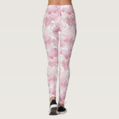 Chic Pink Abstrakt Leggings (Rückseite)
