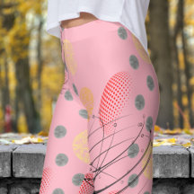 Chic Pink Atomvortex-Muster