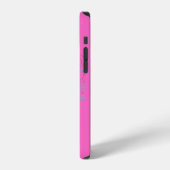 Chic Pink Bee Monogramm Etui Case-Mate iPhone Hüll Hülle (Linke Seite)