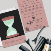 Chic Pink Black August Geschenkgutschein