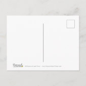 Chic Pink Bokeh Lights Imitate Gold Sie sind Phant Postkarte (Rückseite)