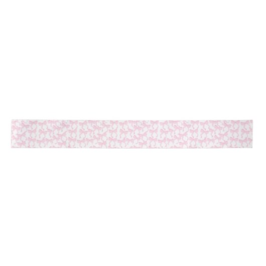 Chic Pink Bows Satinband (Vorderseite)